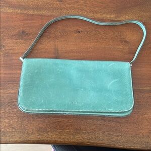 Kate Spade Teal Leather Shoulder Bag
